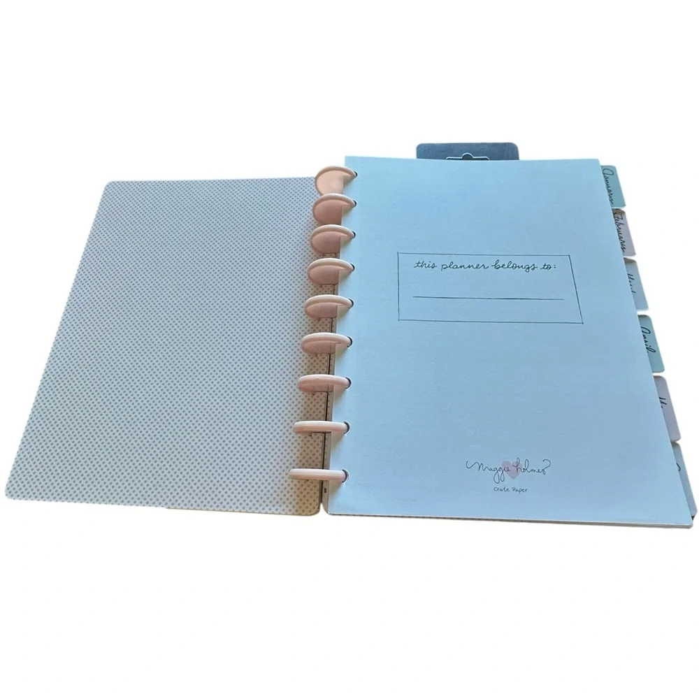 American Crafts Maggie Holmes Floral Day-to-Day Dashboard Disc bound Planner